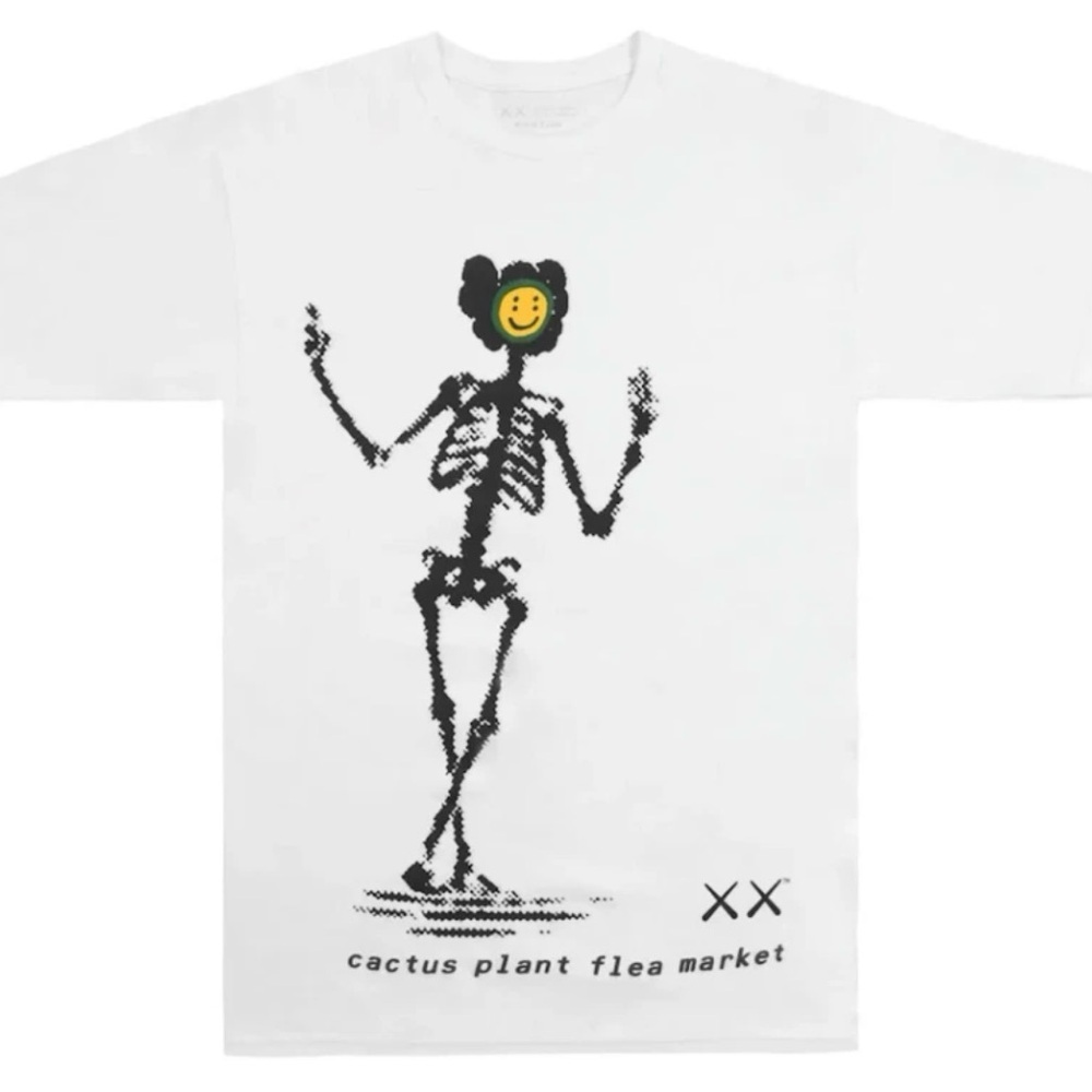 Cactus Plant Flea Market White Tee New